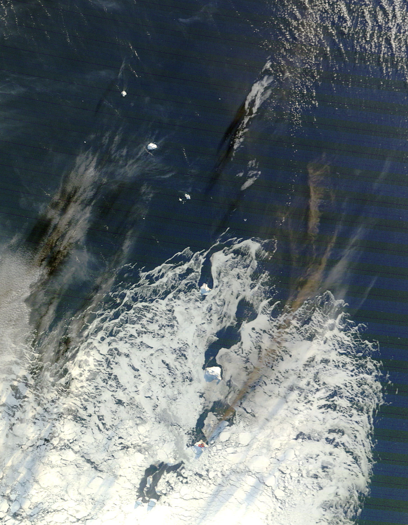 Eruption of Bristol Island volcano, South Sandwich Islands - related image preview