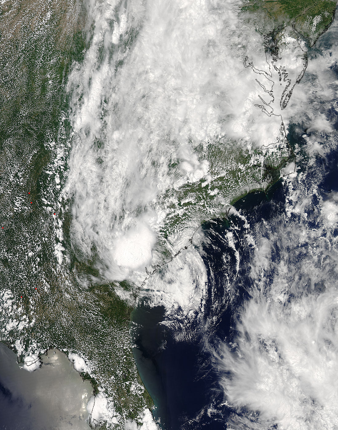 Tropical Depression Bonnie (02L) over southeastern United States - related image preview