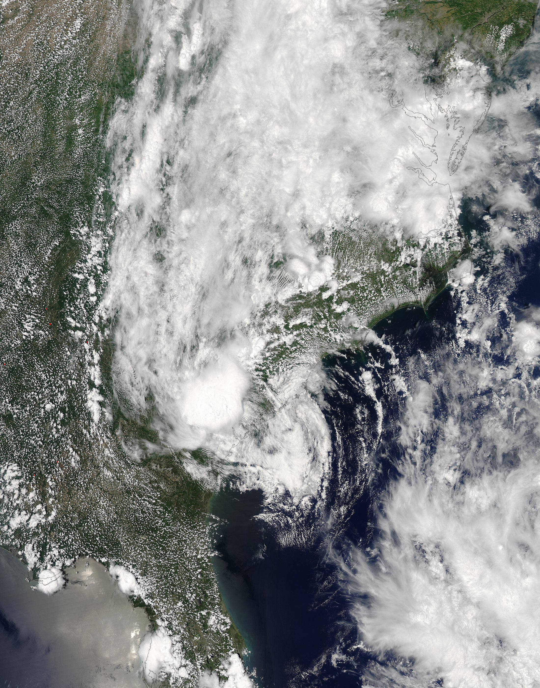 Tropical Depression Bonnie (02L) over southeastern United States - related image preview