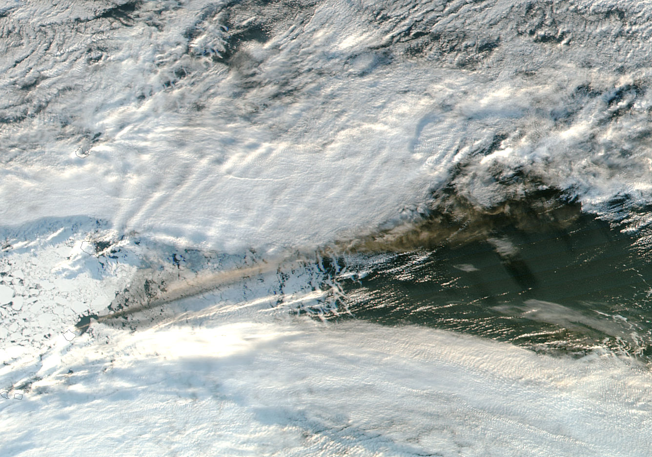 Eruption of Bristol Island volcano, South Sandwich Islands - related image preview