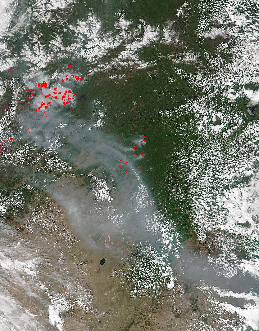 Smoke and fires in eastern Russia - related image preview