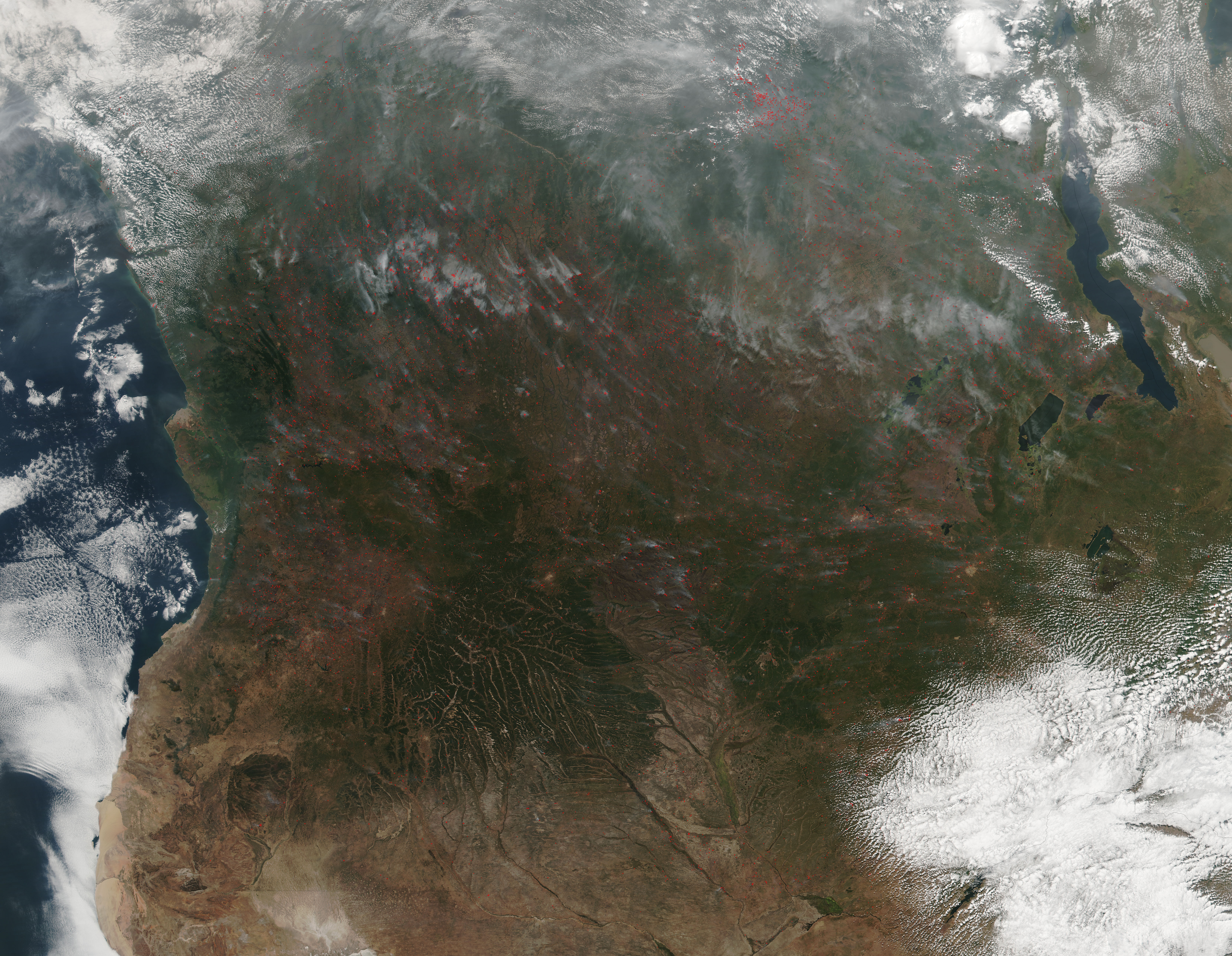 Fires in Central Africa - related image preview