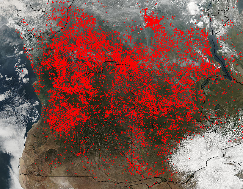 Fires in Central Africa - related image preview