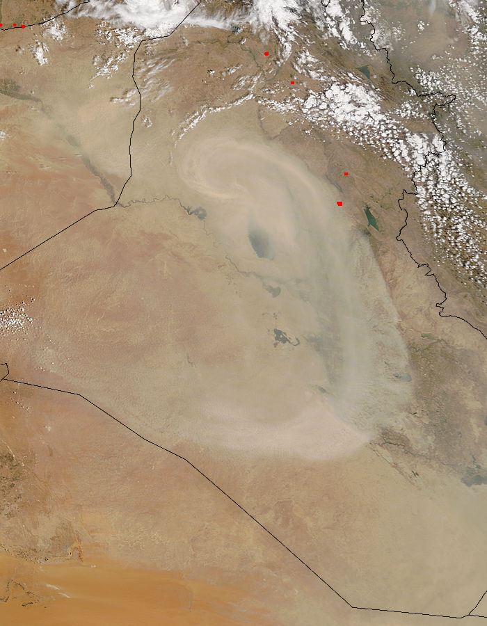 Dust storm in Iraq - related image preview