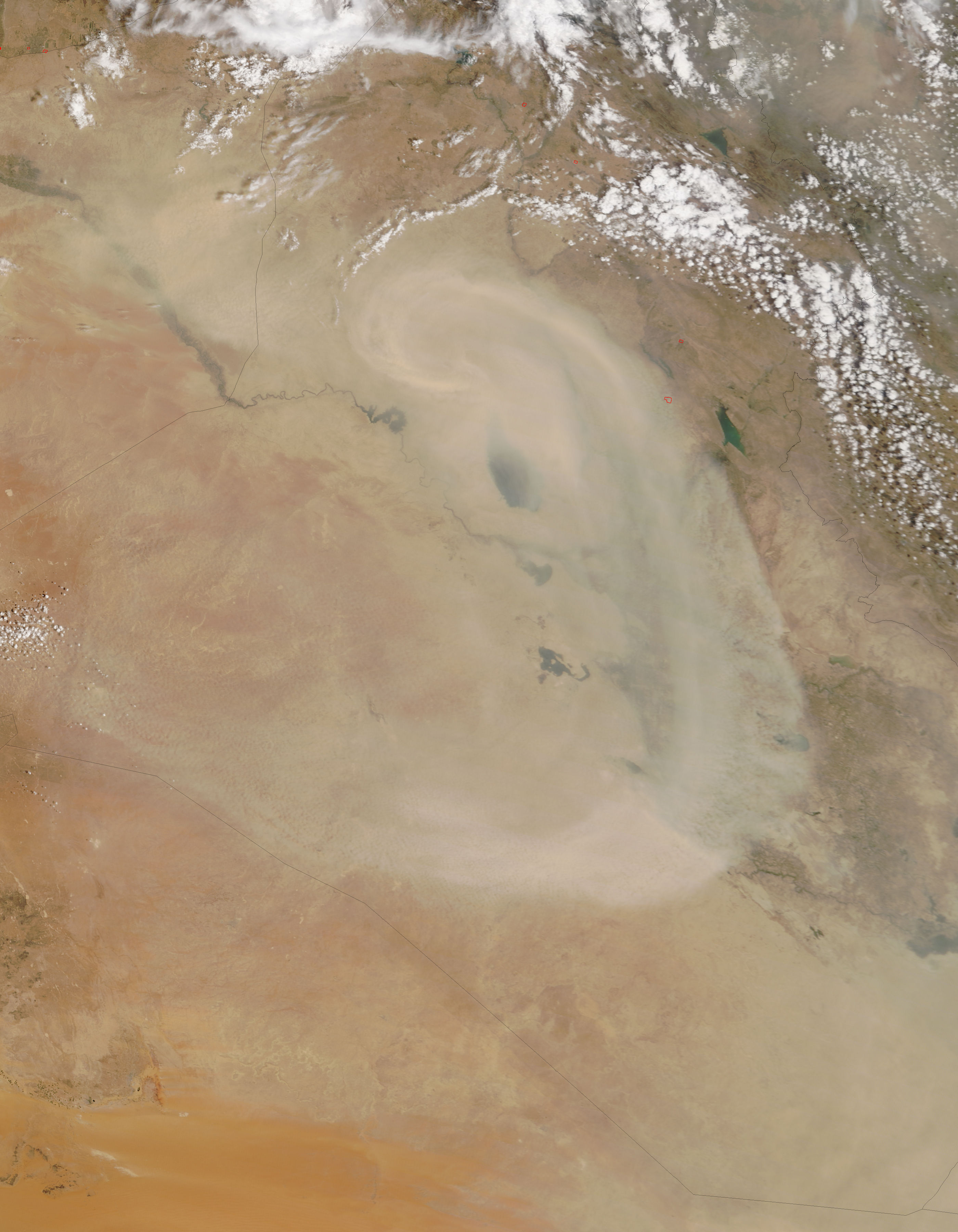 Dust storm in Iraq - related image preview