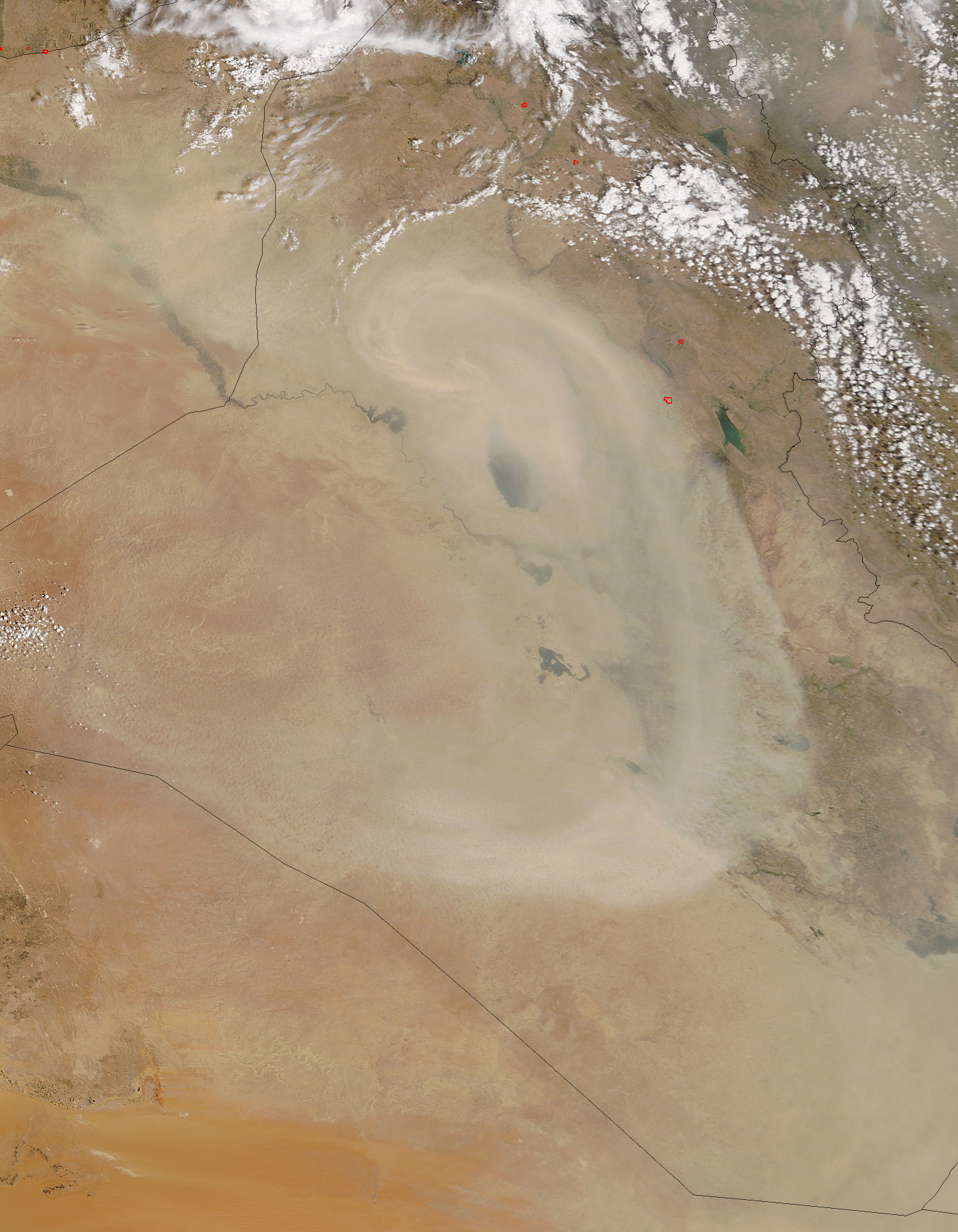 Dust storm in Iraq - related image preview