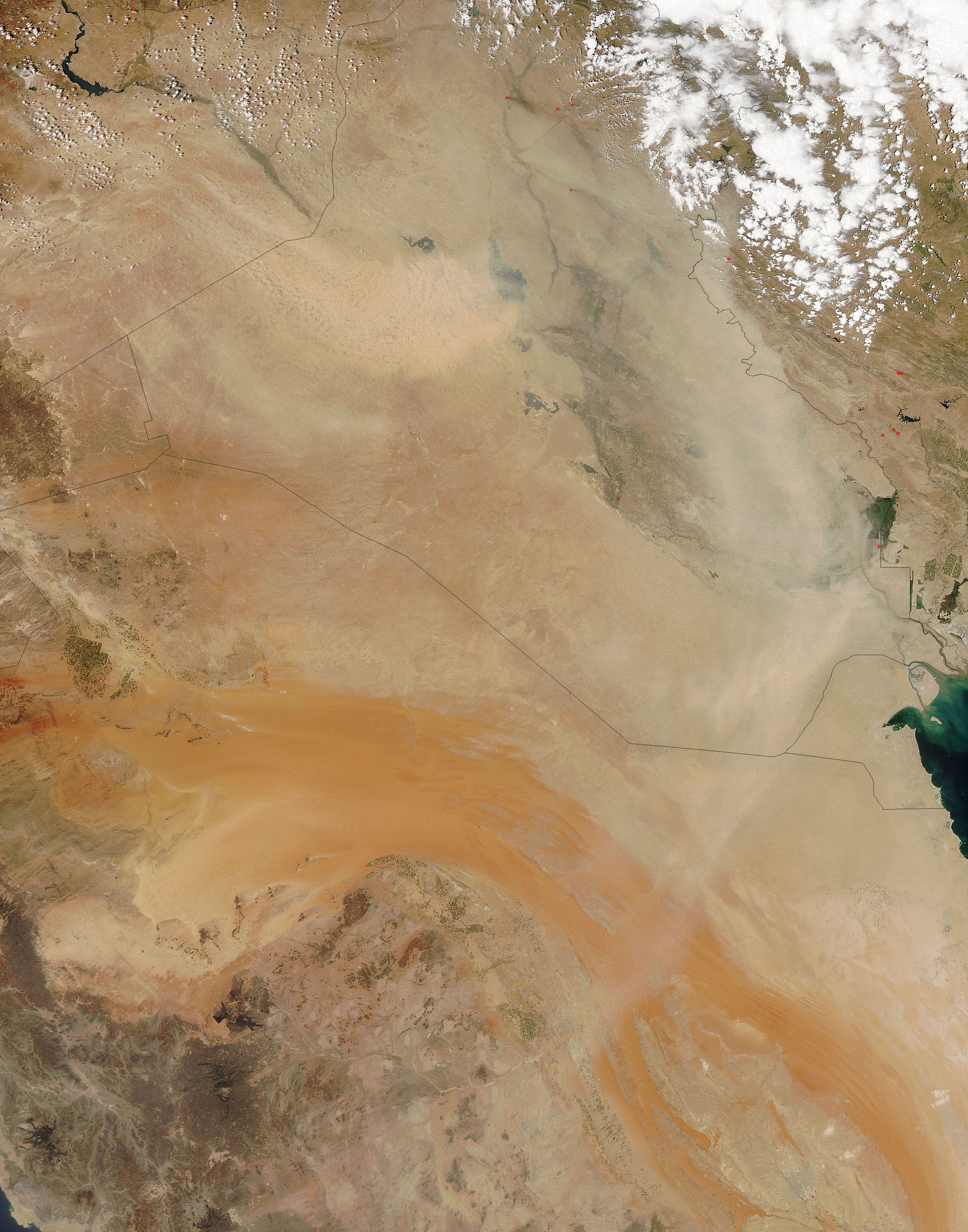 Dust storms in Iraq - related image preview