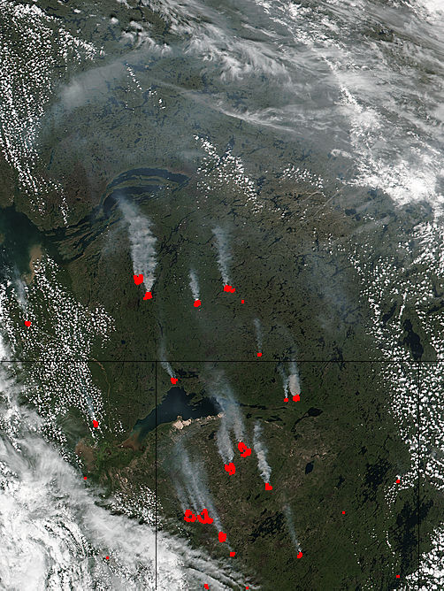 Fires in northern Canada - related image preview