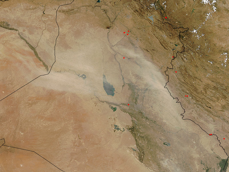 Dust storms in Iraq - related image preview