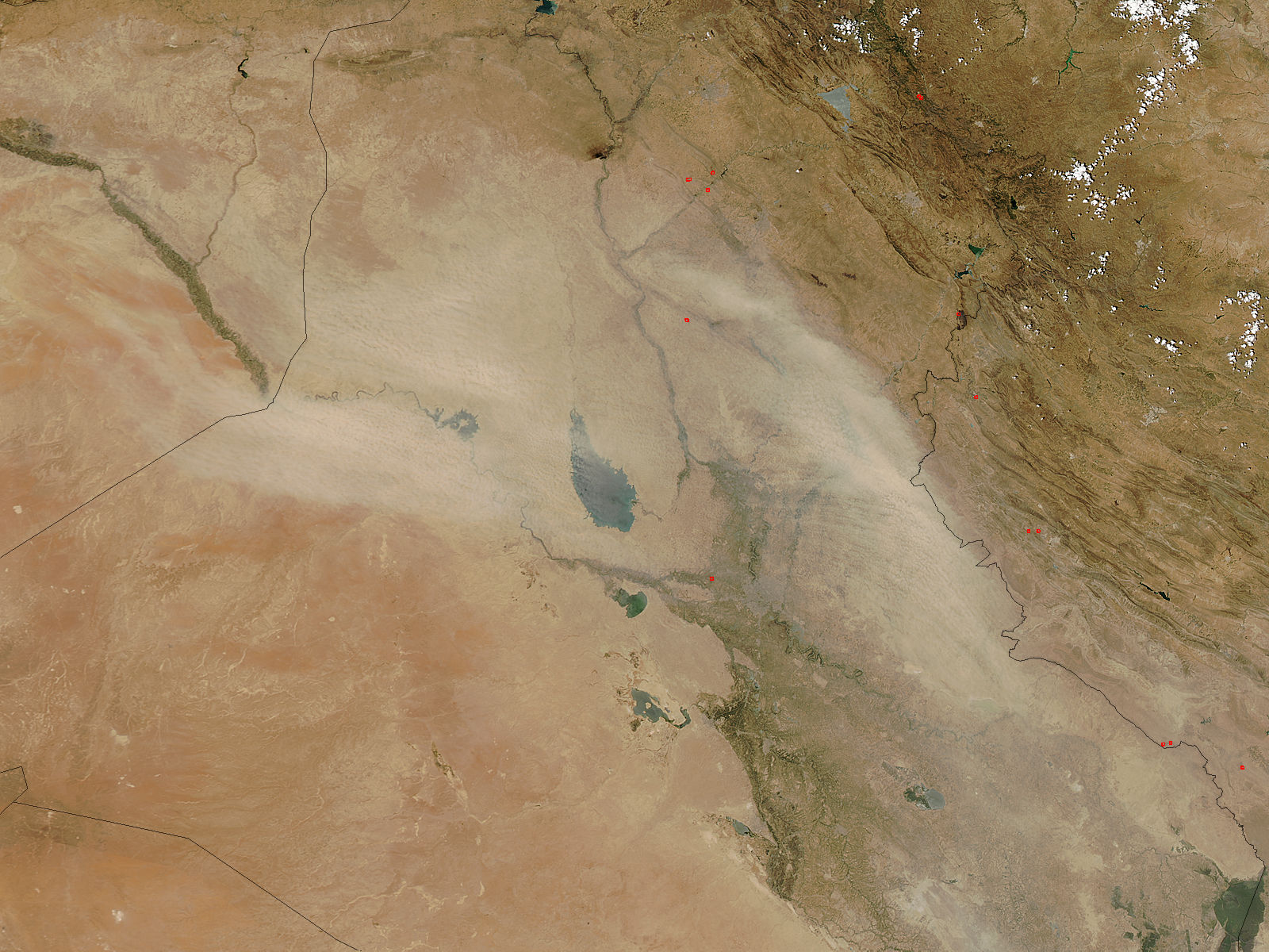 Dust storms in Iraq - related image preview