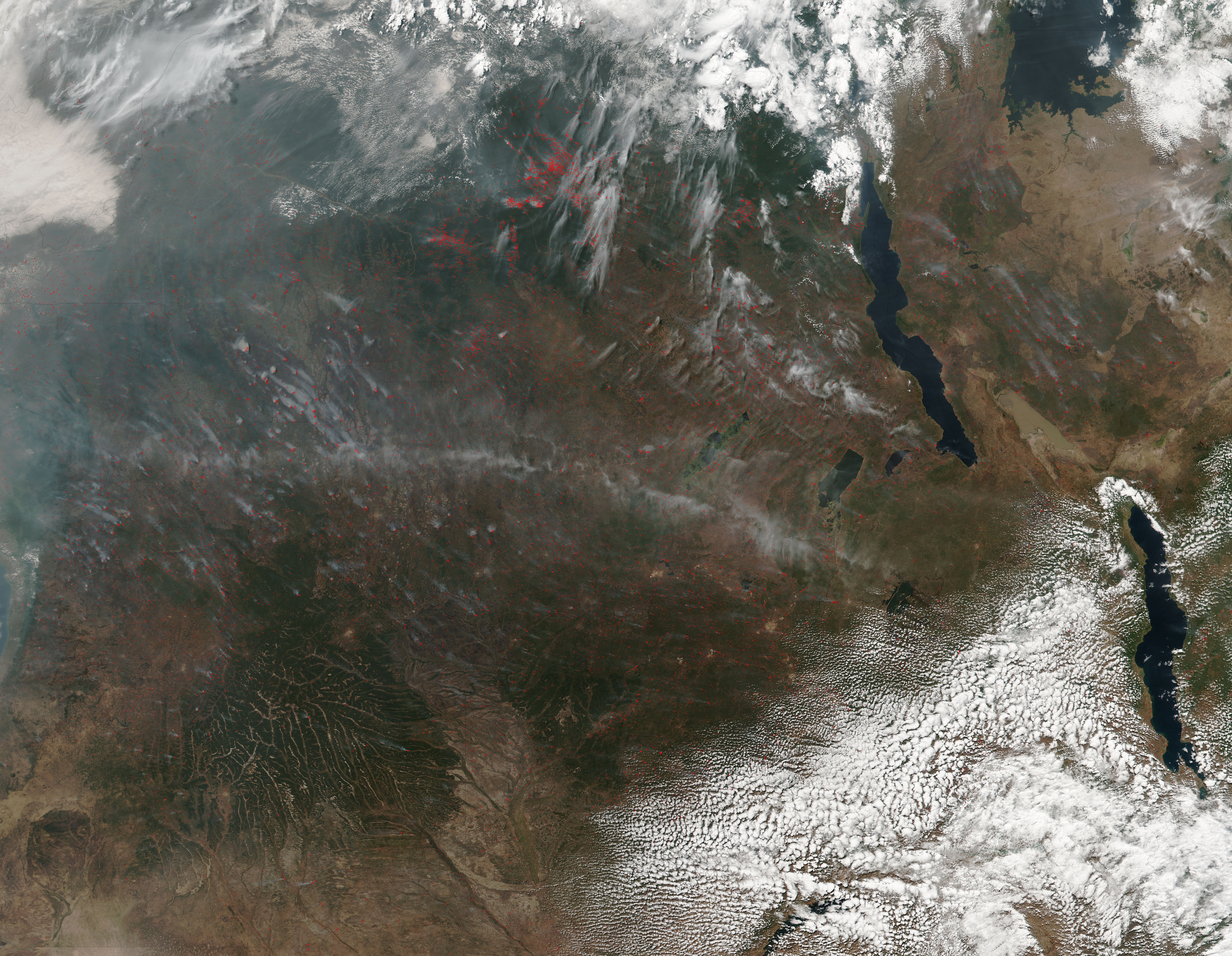 Fires in Central Africa - related image preview