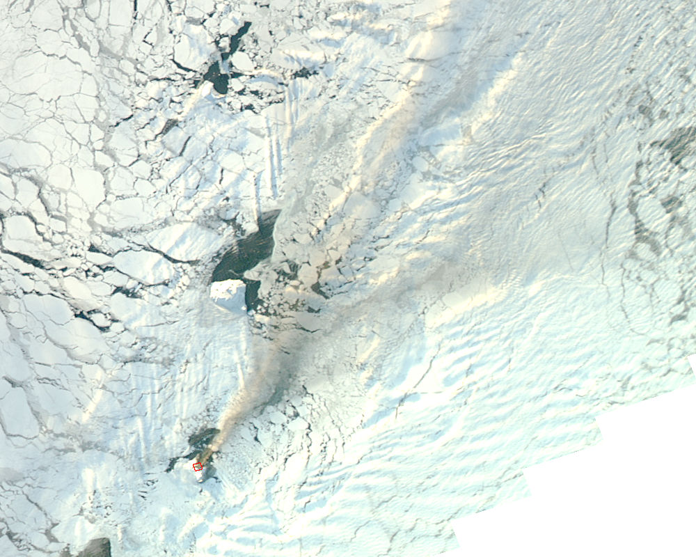 Activity at Bristol Island volcano, South Sandwich Islands - related image preview