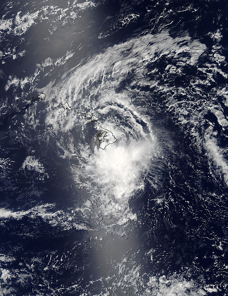 Tropical Storm Darby (05E) over the Hawaiian Islands - related image preview