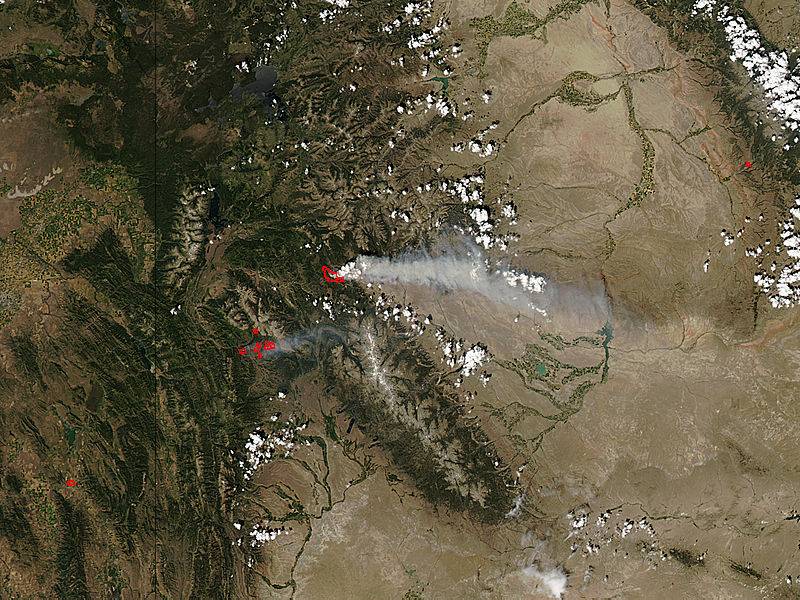 Cliff Creek and Lava Mountain Fires, Wyoming - related image preview