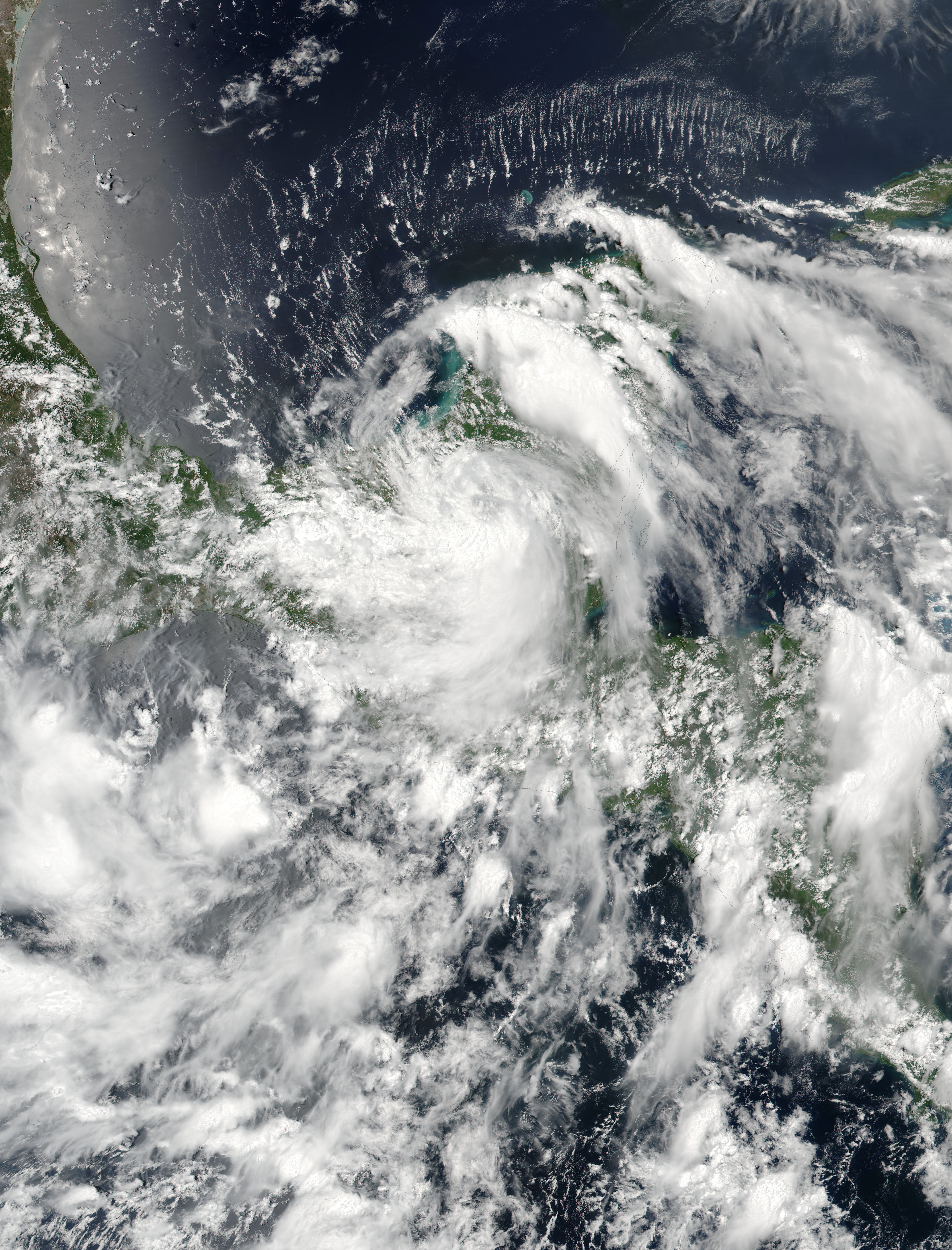 Tropical Storm Earl (05L) over Central America - related image preview