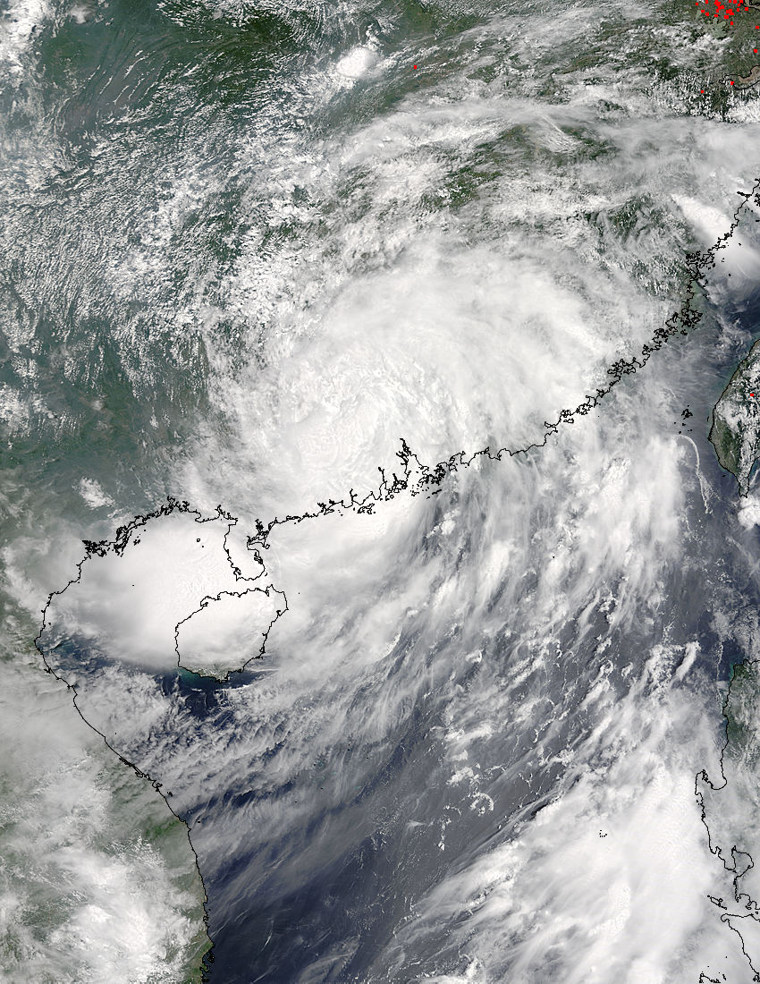 Typhoon Nida (06W) over China - related image preview