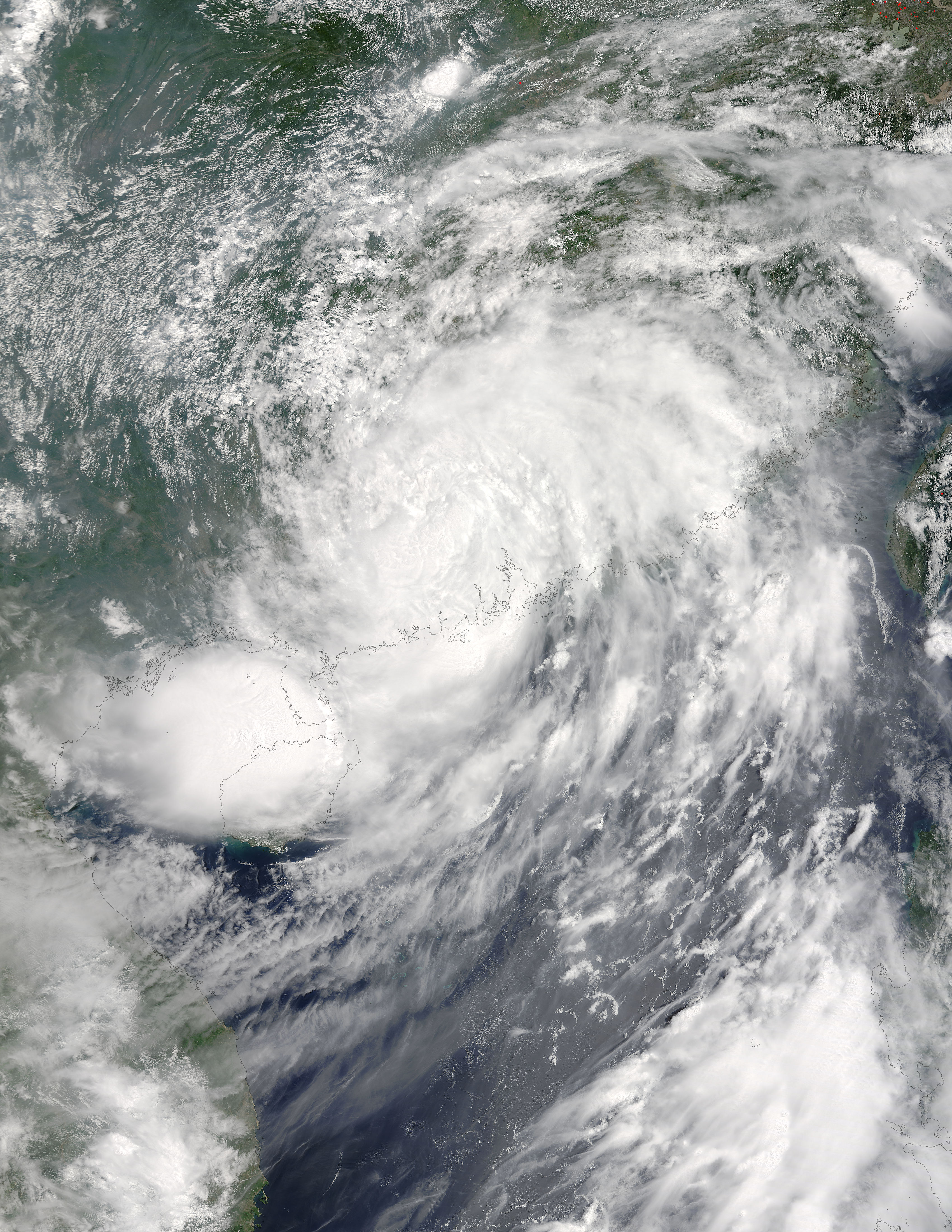 Typhoon Nida (06W) over China - related image preview