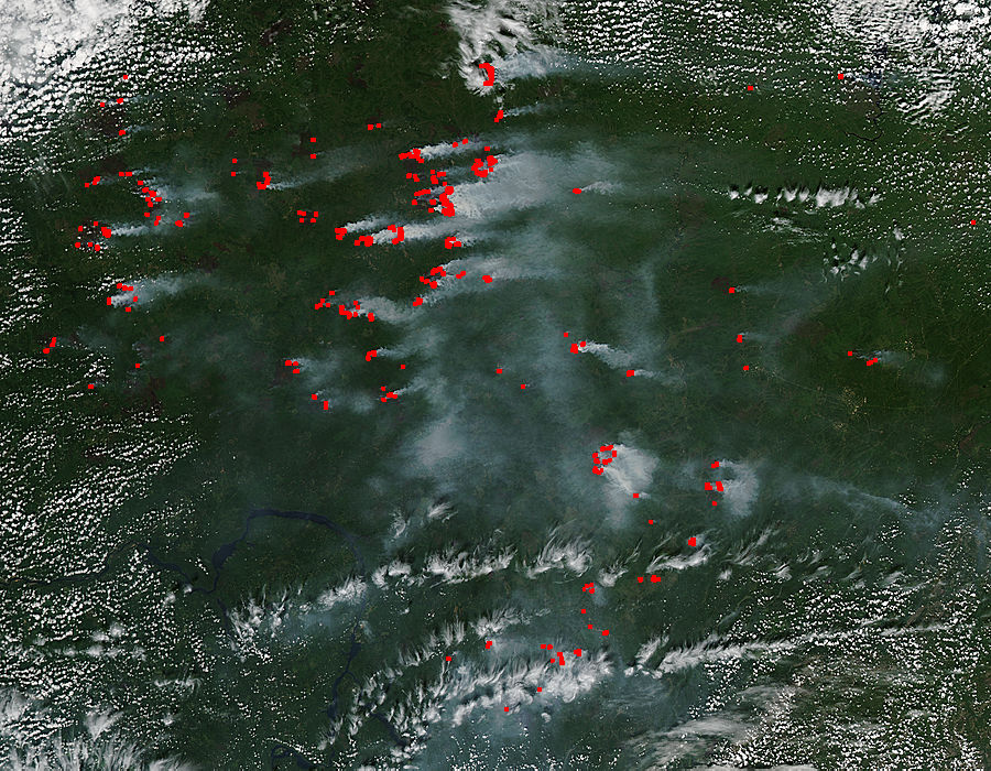 Fires in central Russia - related image preview