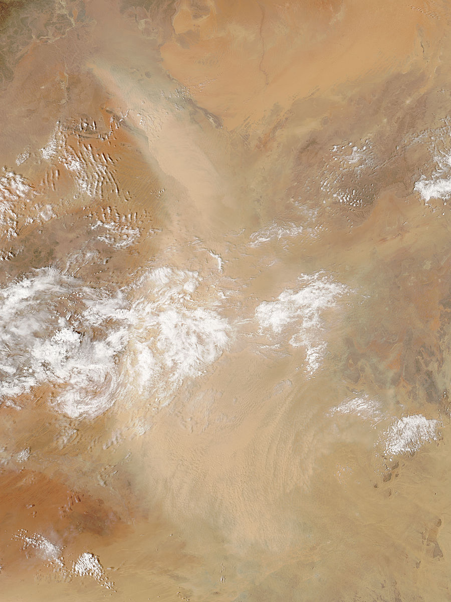 Dust storm in the Saharan Desert - related image preview