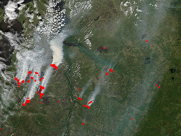 Fires in central Russia - related image preview