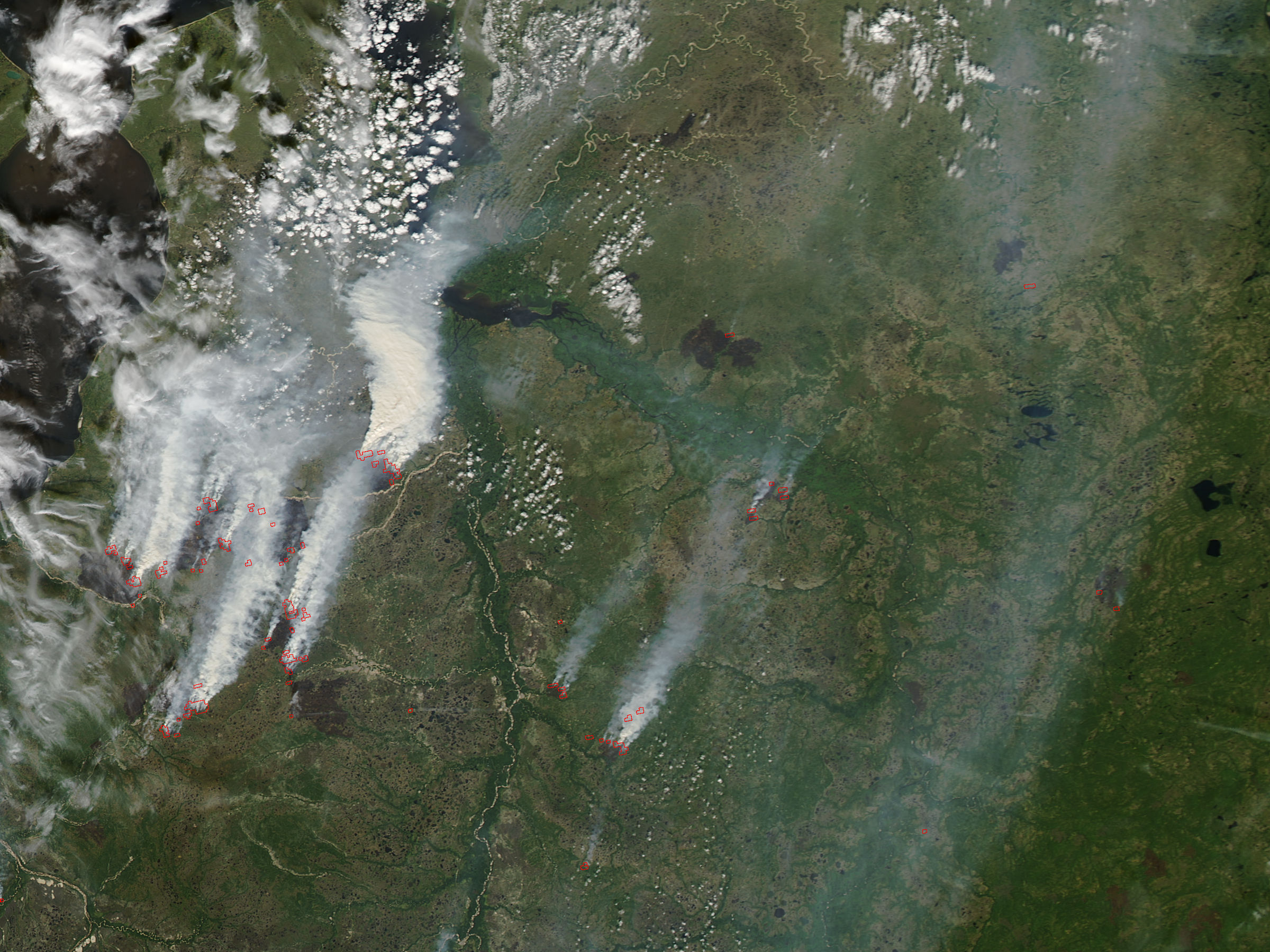 Fires in central Russia - related image preview