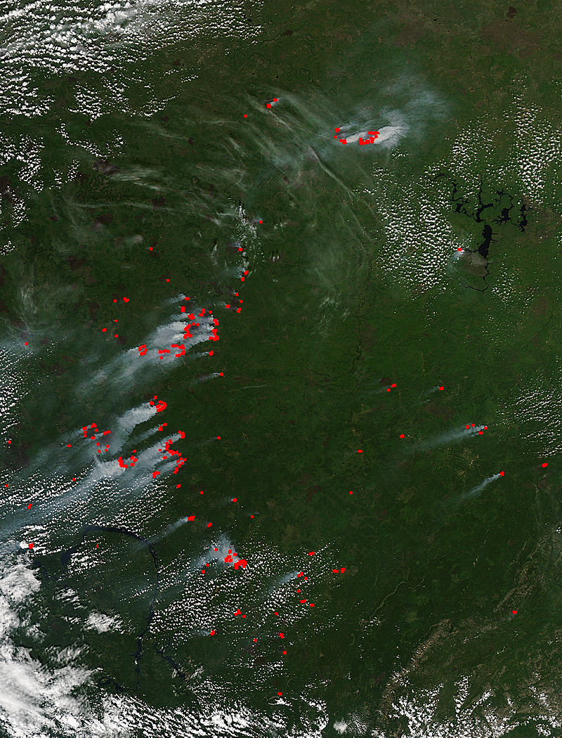 Fires in central Russia - related image preview