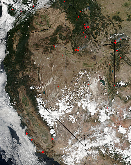 Fires in the western United States - related image preview