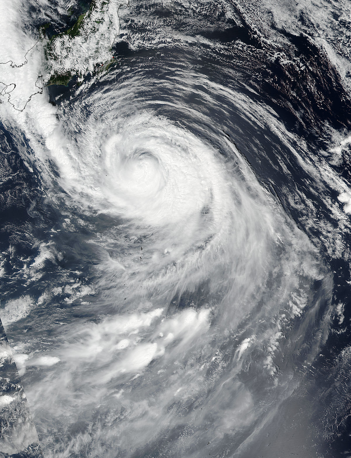 Typhoon Lionrock (12W) off Japan - related image preview