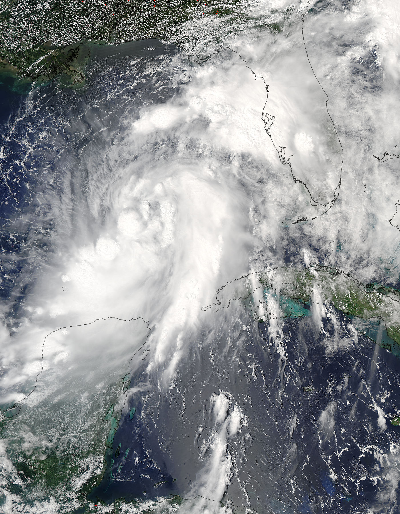 Tropical Storm Hermine (09L) in the Gulf of Mexico - related image preview