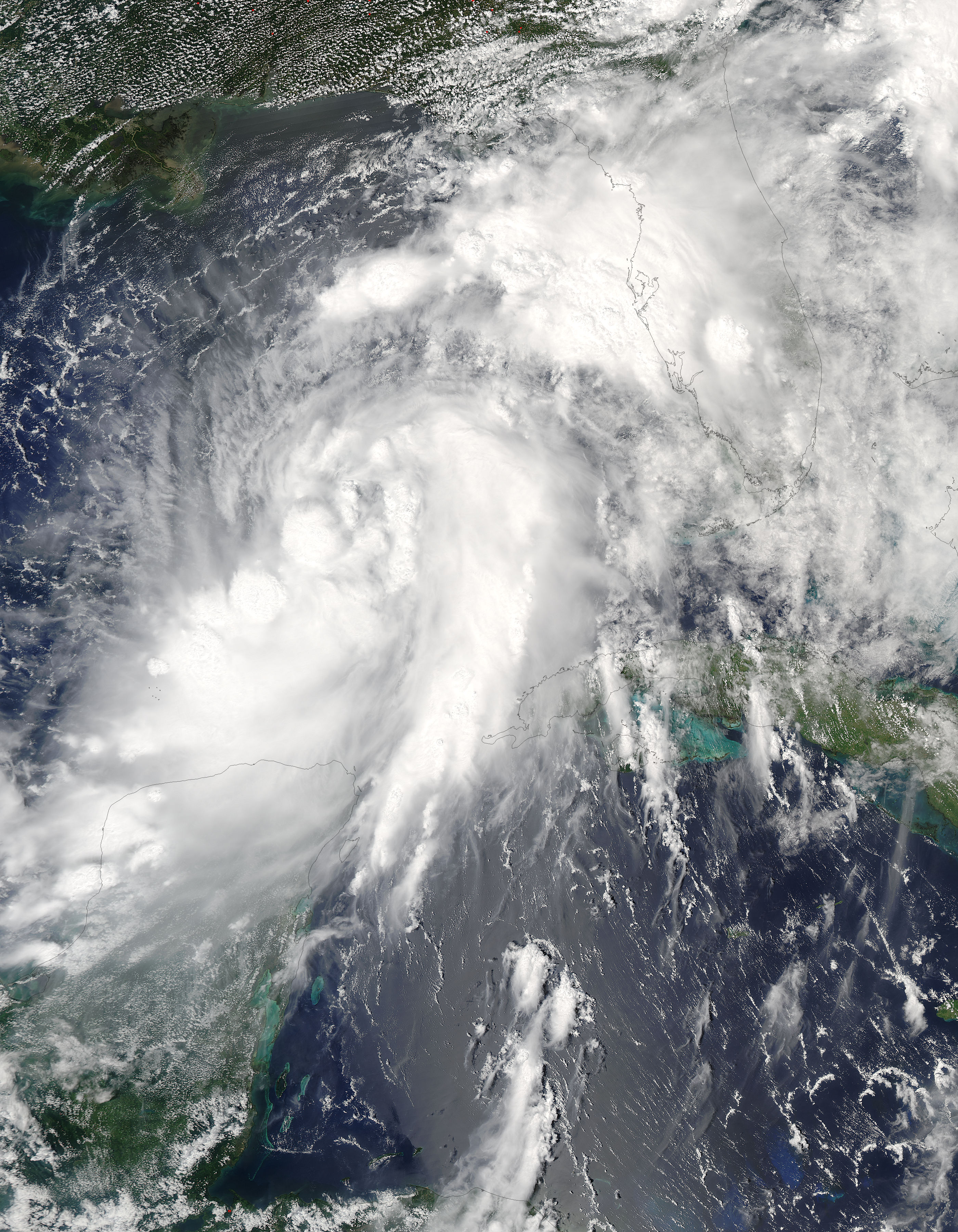 Tropical Storm Hermine (09L) in the Gulf of Mexico - related image preview