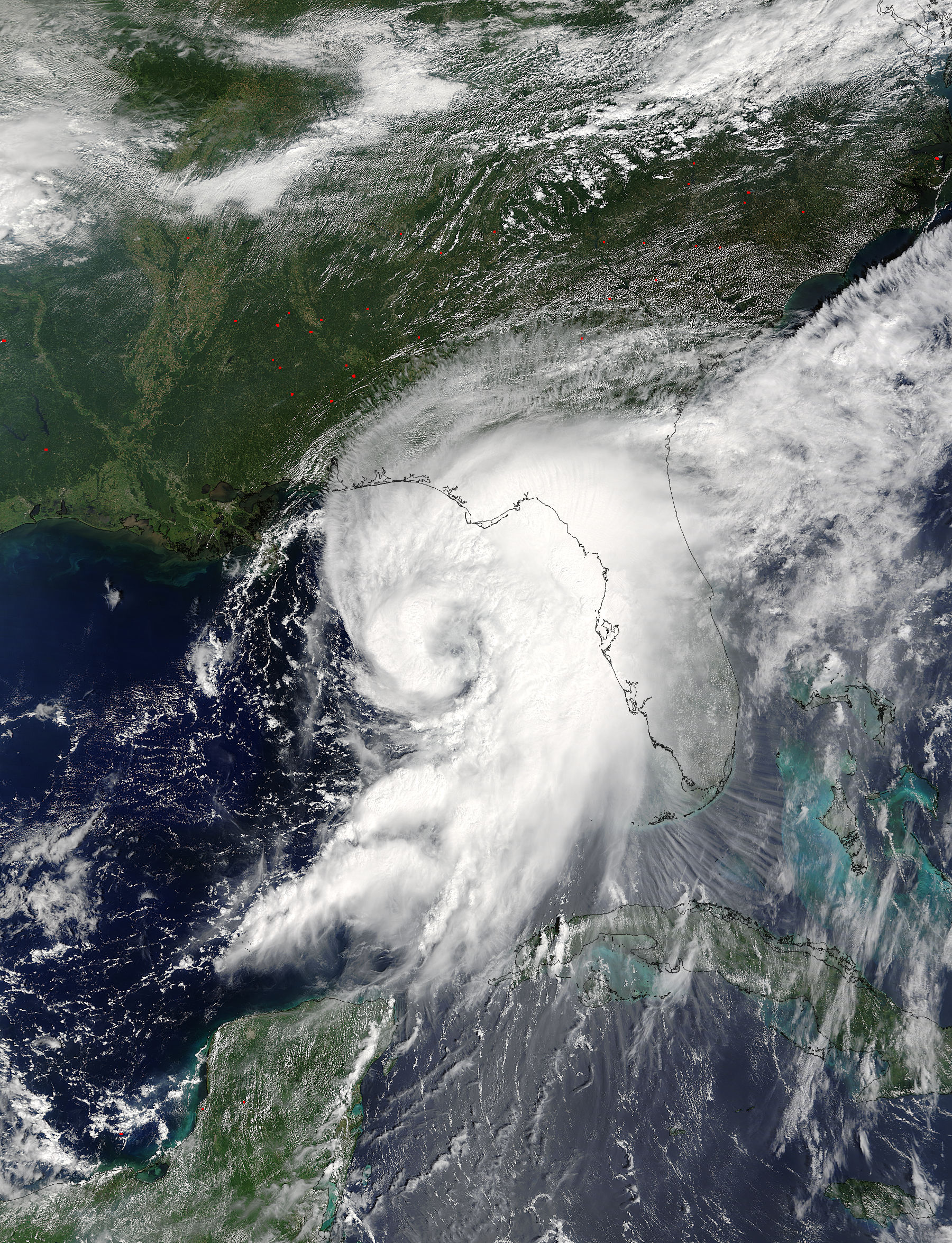 Tropical Storm Hermine (09L) over Florida - related image preview