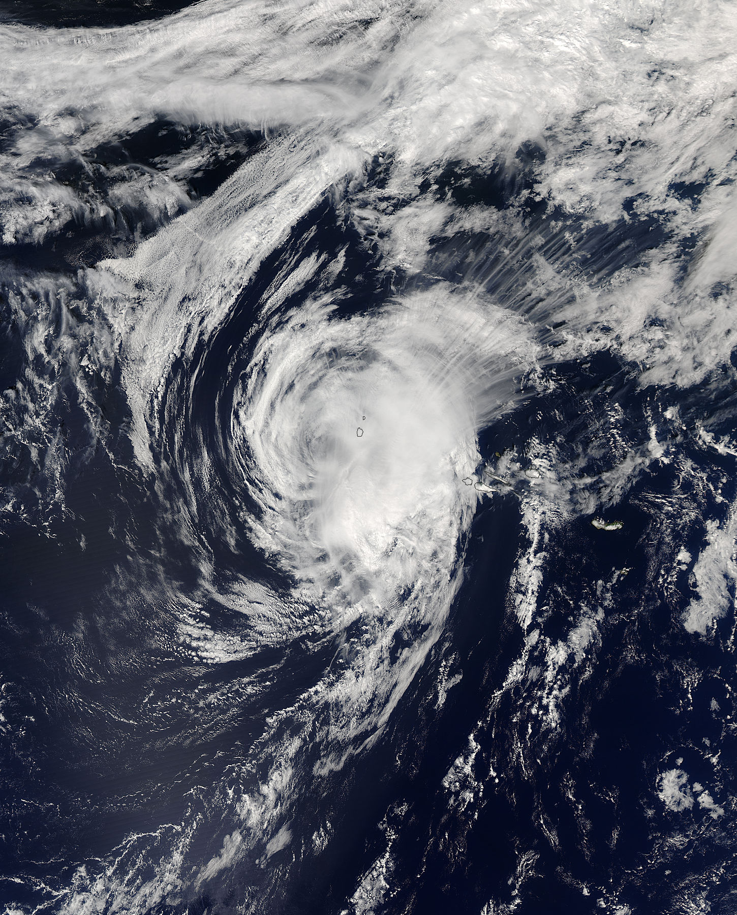 Tropical Storm  Gaston (07L) over the Azores - related image preview