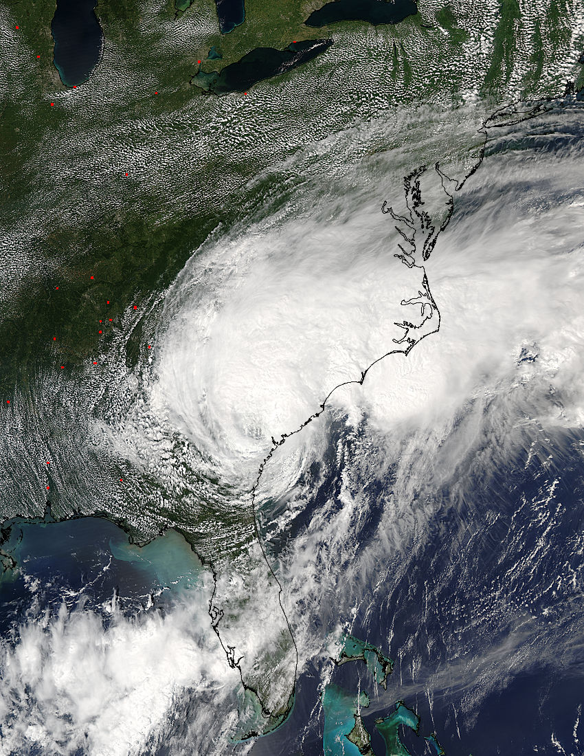 Tropical Storm Hermine (09L) over southeastern United States - related image preview