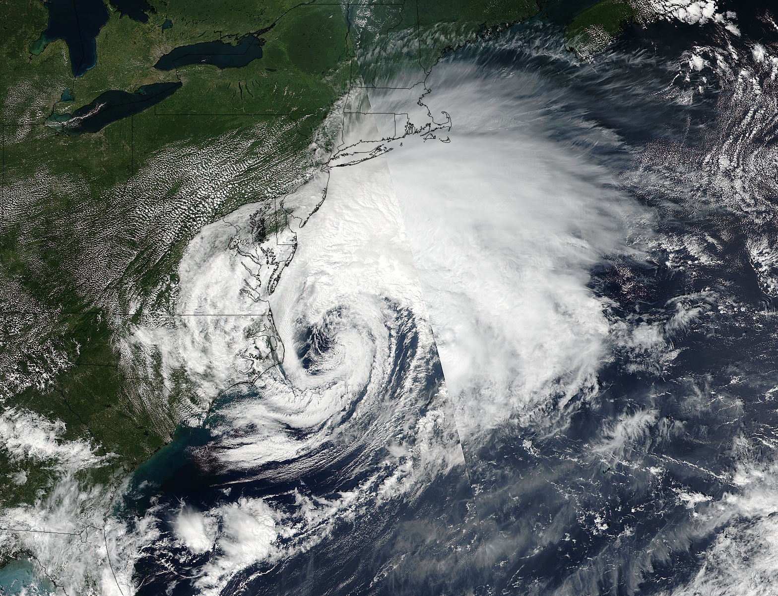 Tropical Storm Hermine (09L) off the Mid-Atlantic - related image preview