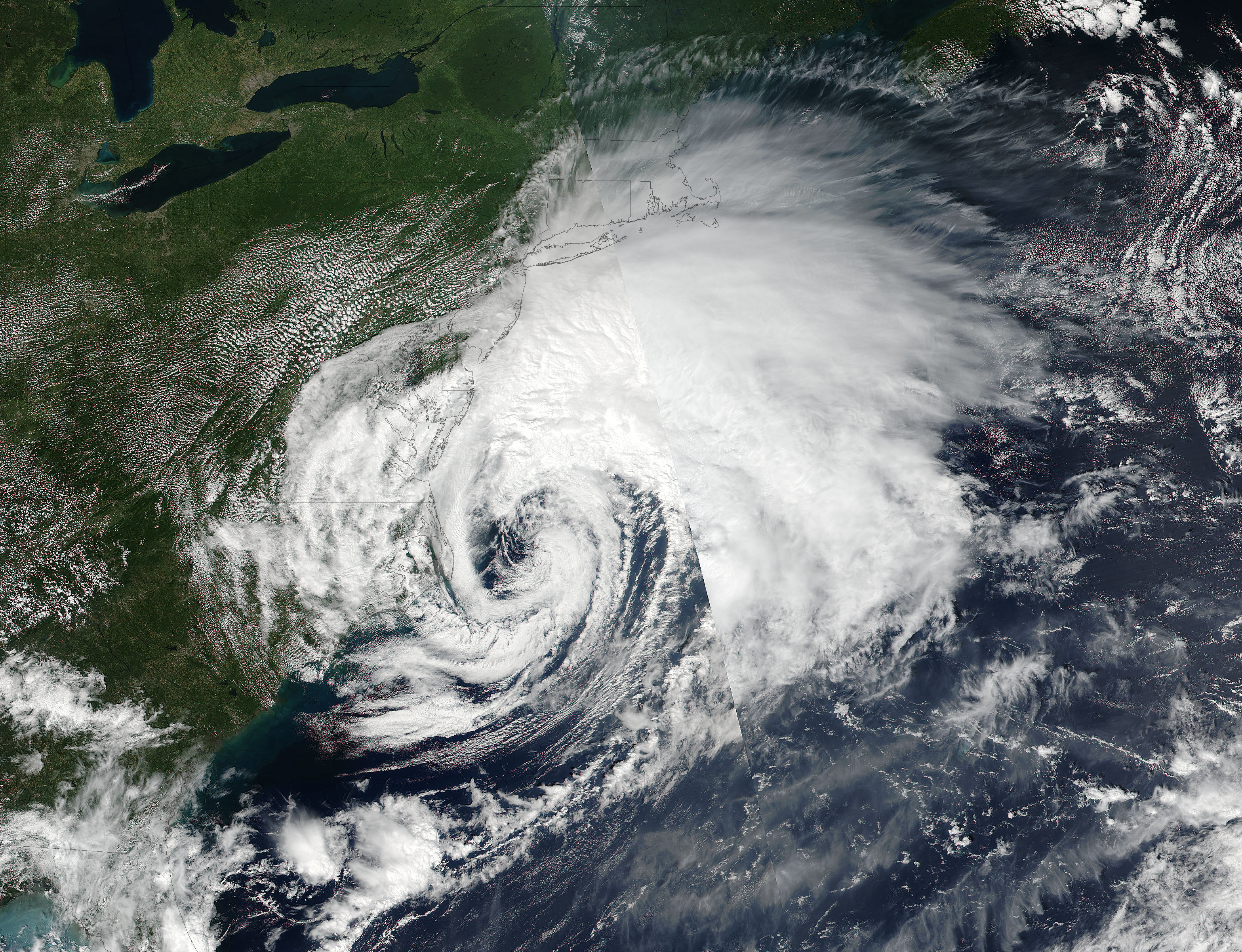 Tropical Storm Hermine (09L) off the Mid-Atlantic - related image preview