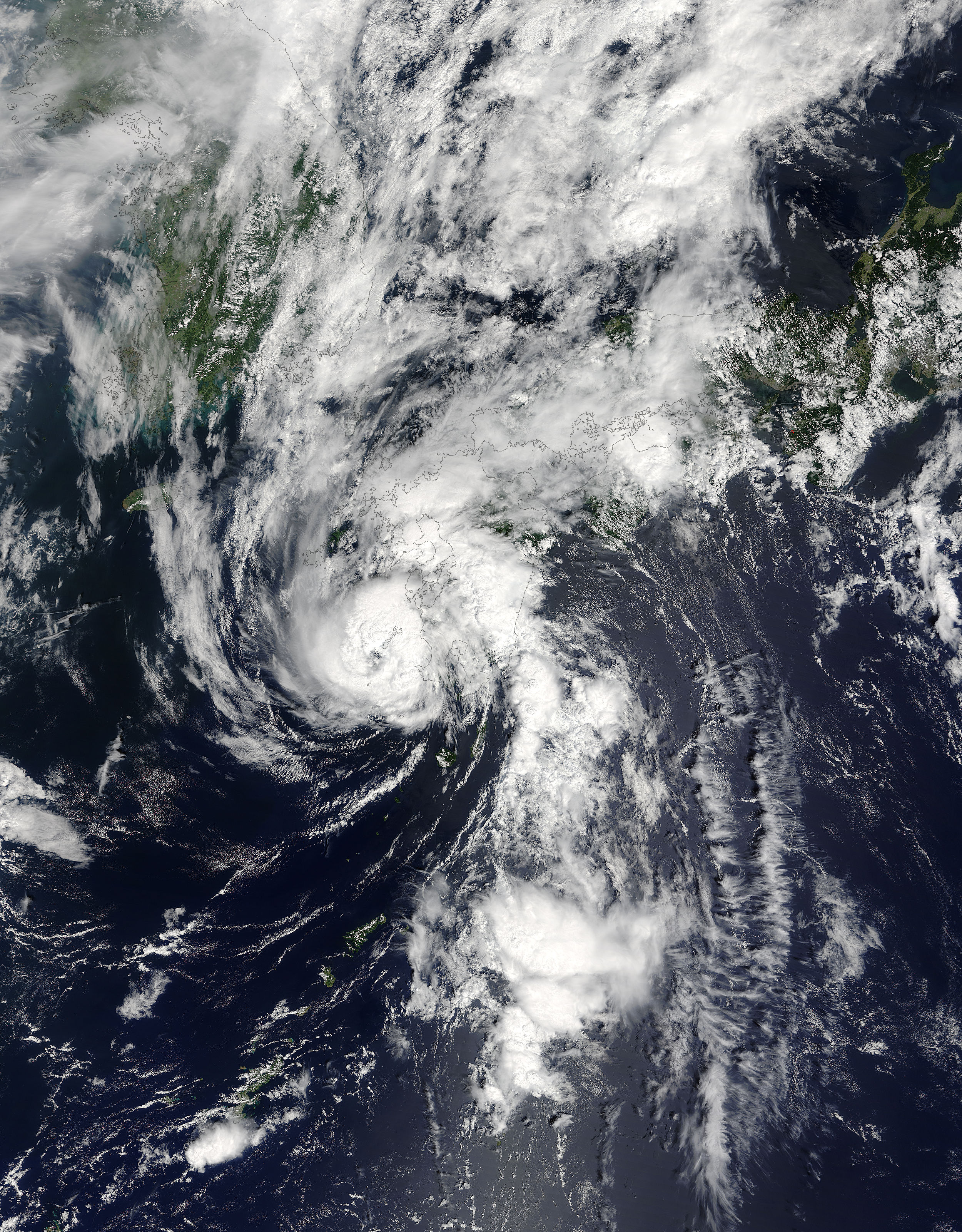 Tropical Storm Namtheun (15W) over Japan - related image preview