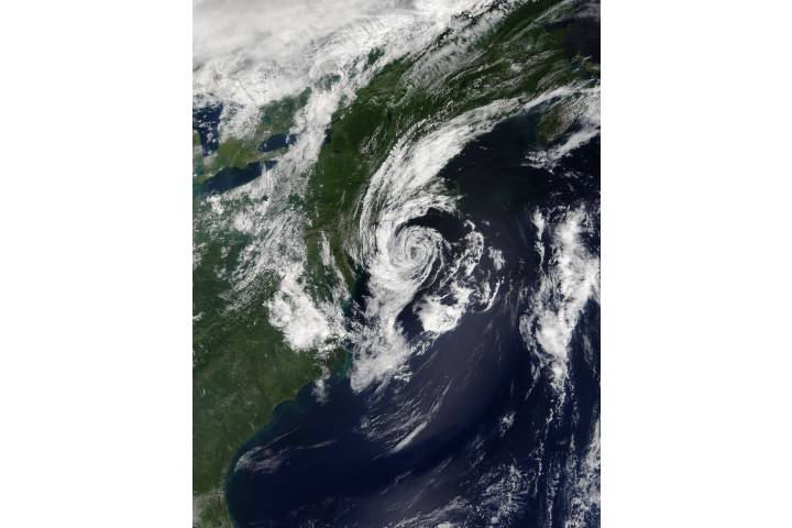 Remnants Of Tropical Storm Hermine (09L) Off New England