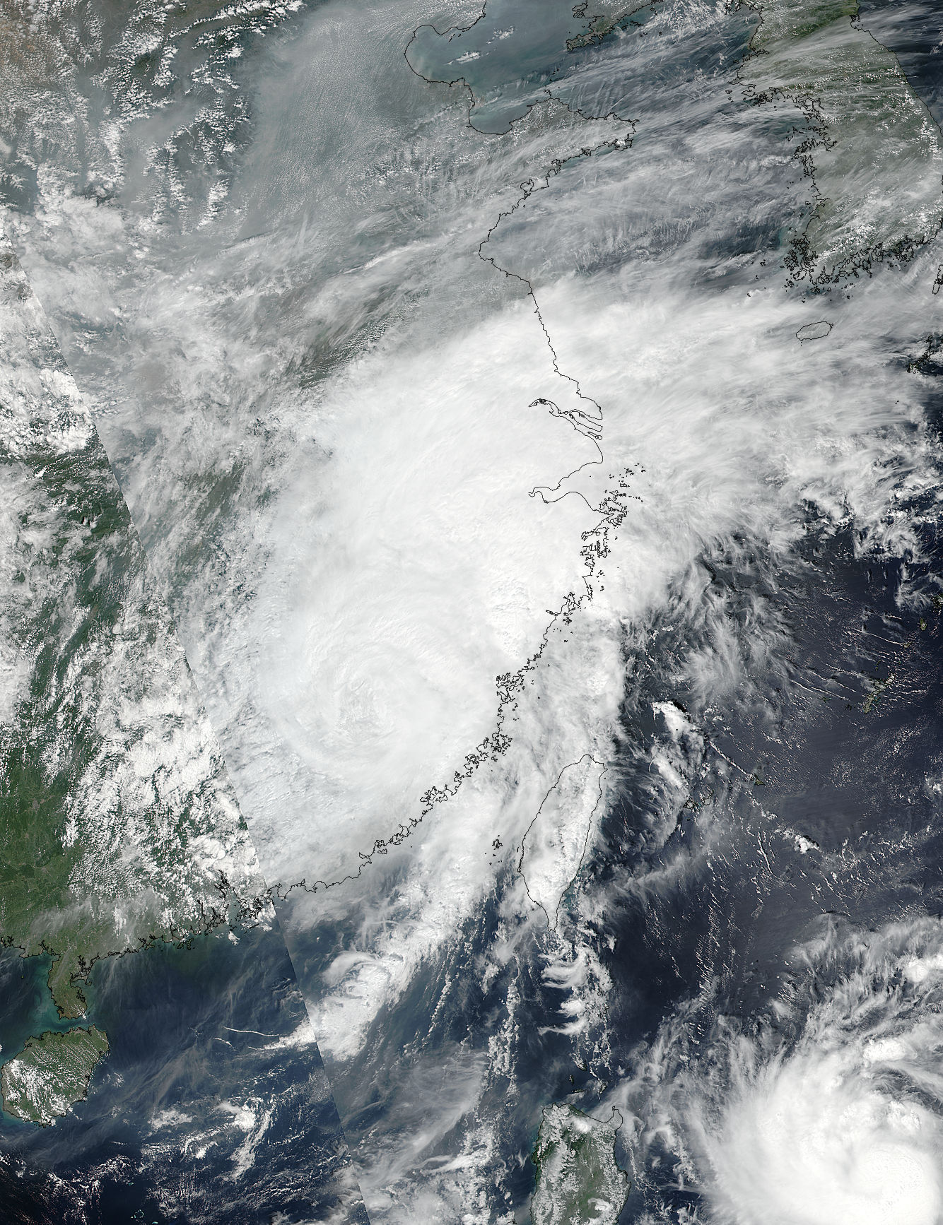 Tropical Storm Meranti (16W) over China - related image preview