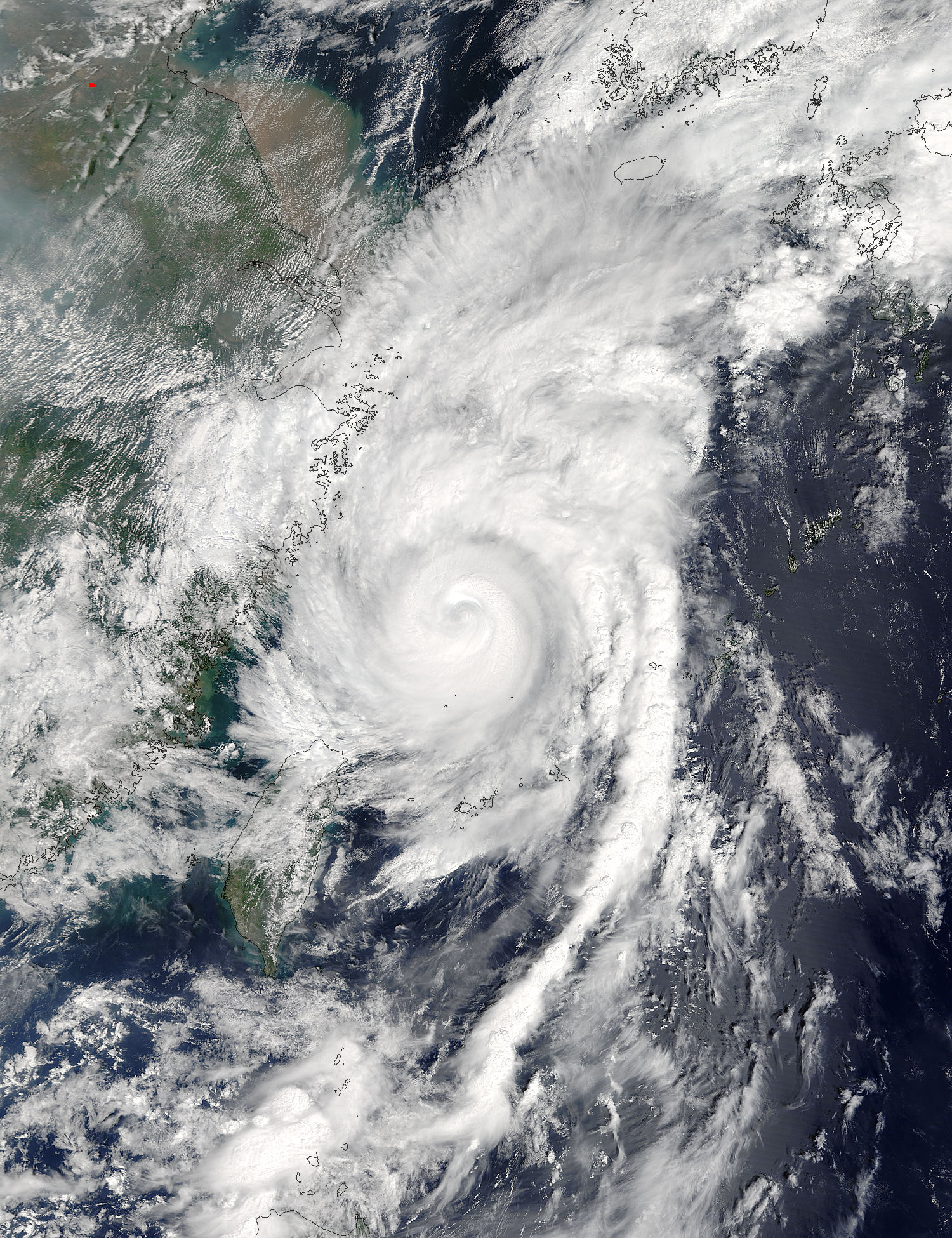 Typhoon Malakas (18W) in the East China Sea - related image preview