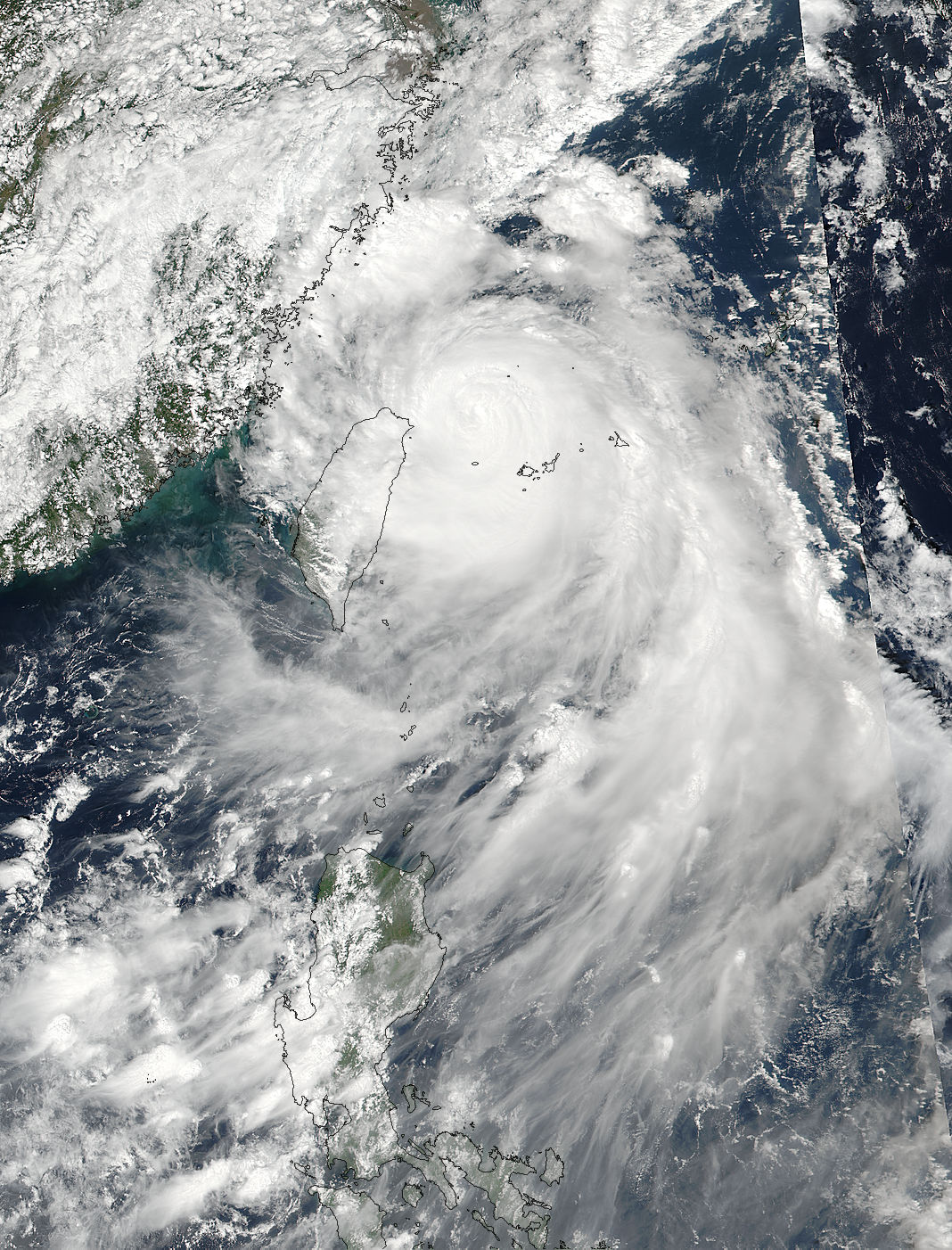 Typhoon Malakas (18W) over Taiwan - related image preview