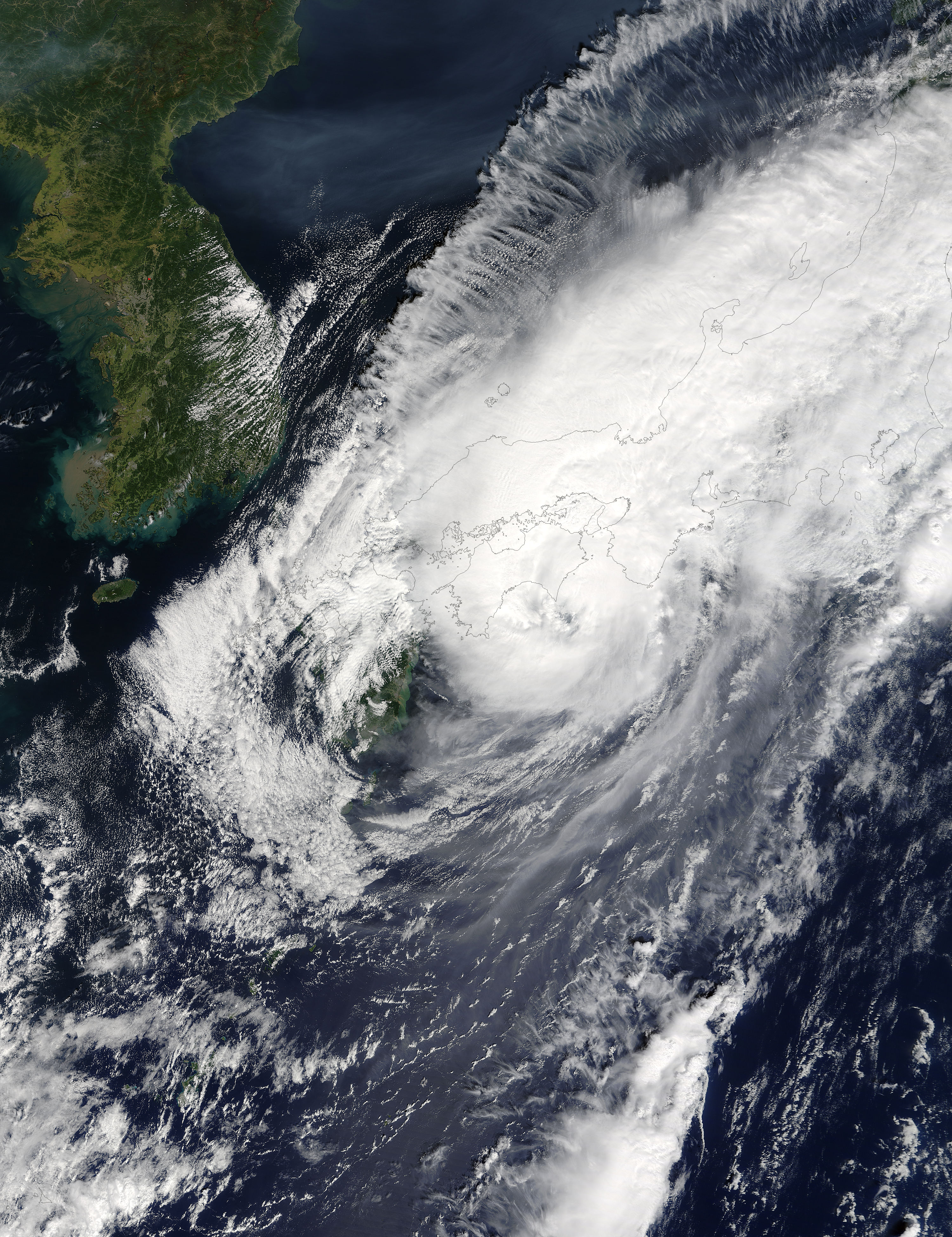 Typhoon Malakas (18W) over Japan - related image preview