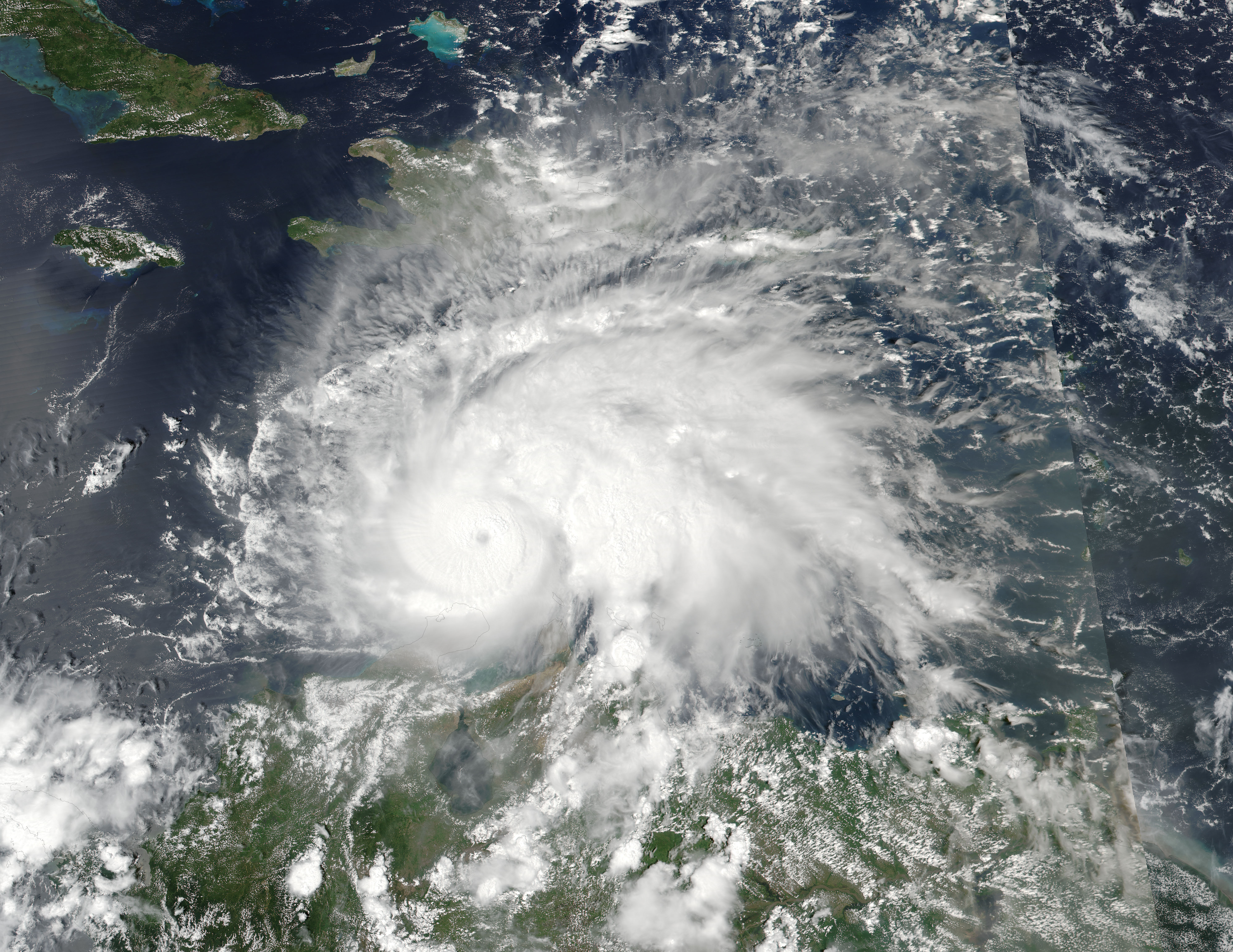 Hurricane Matthew (14L) in the Caribbean Sea - related image preview