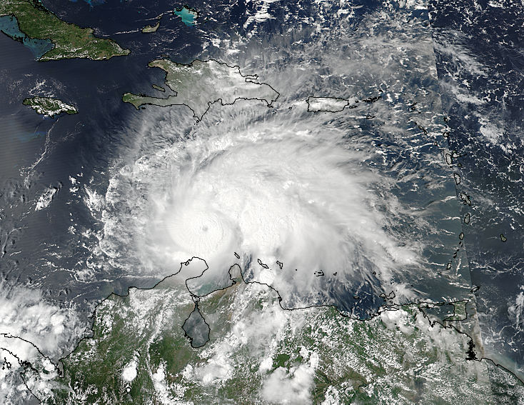 Hurricane Matthew (14L) in the Caribbean Sea - related image preview