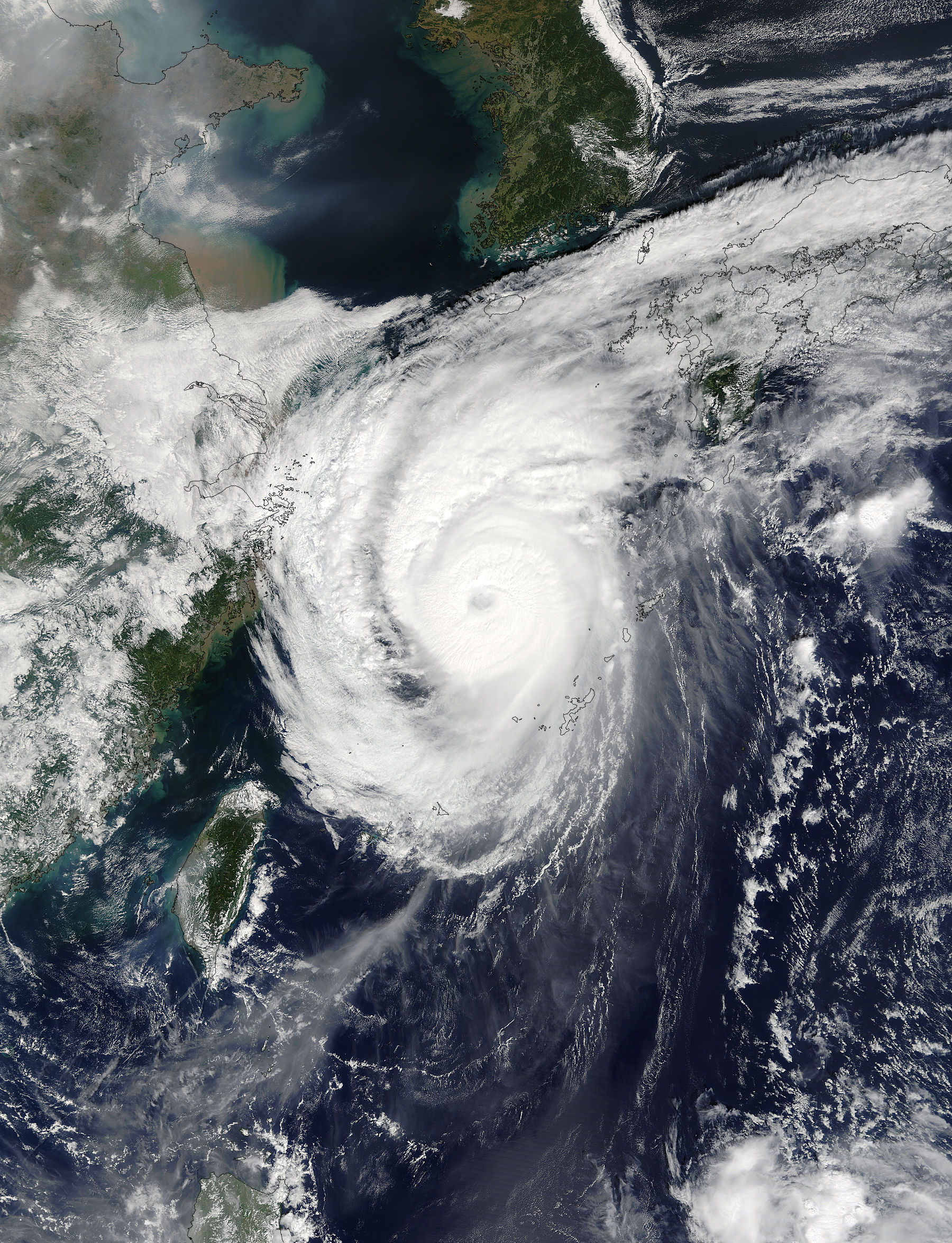 Typhoon Chaba (21W) in the East China Sea - related image preview