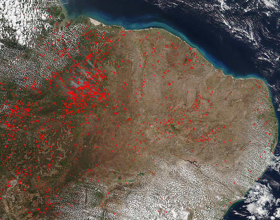 Fires in eastern Brazil - related image preview