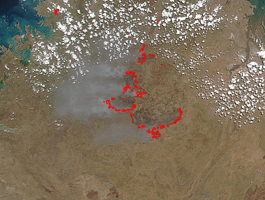 Fires in northwestern Australia - related image preview