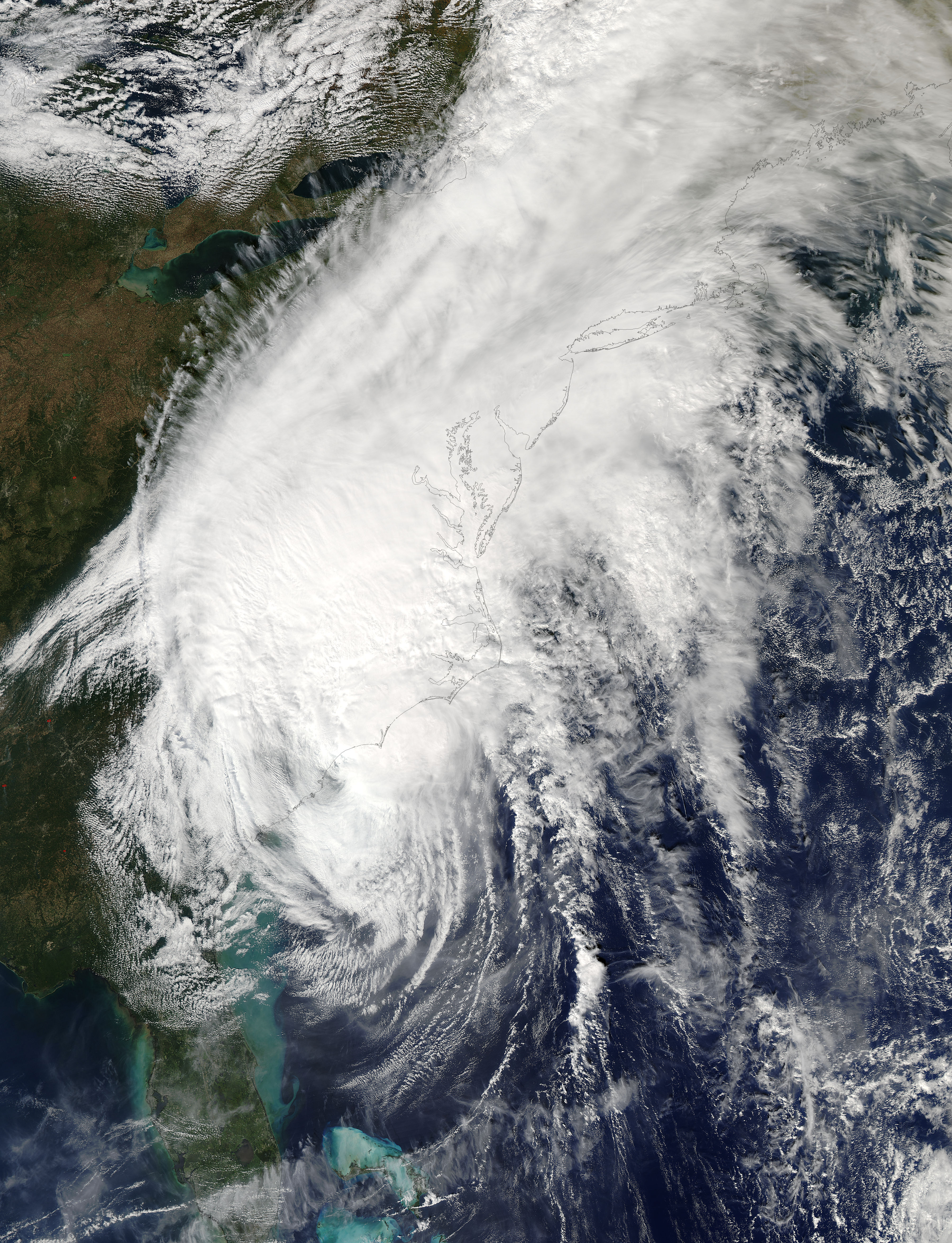 Hurricane Matthew (14L) over the southeastern United States - related image preview