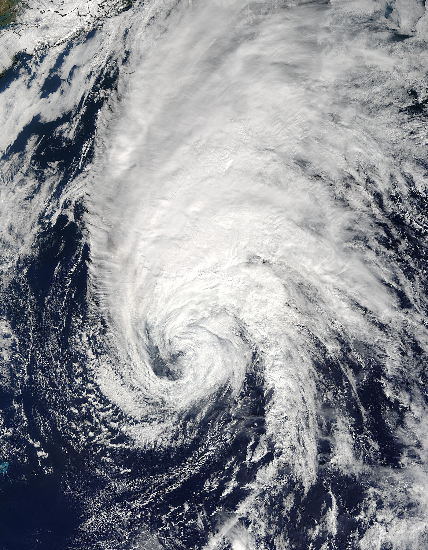 Hurricane Nicole (15L) in the north Atlantic - related image preview