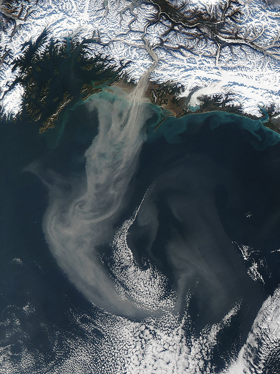 Dust storm off Alaska - related image preview