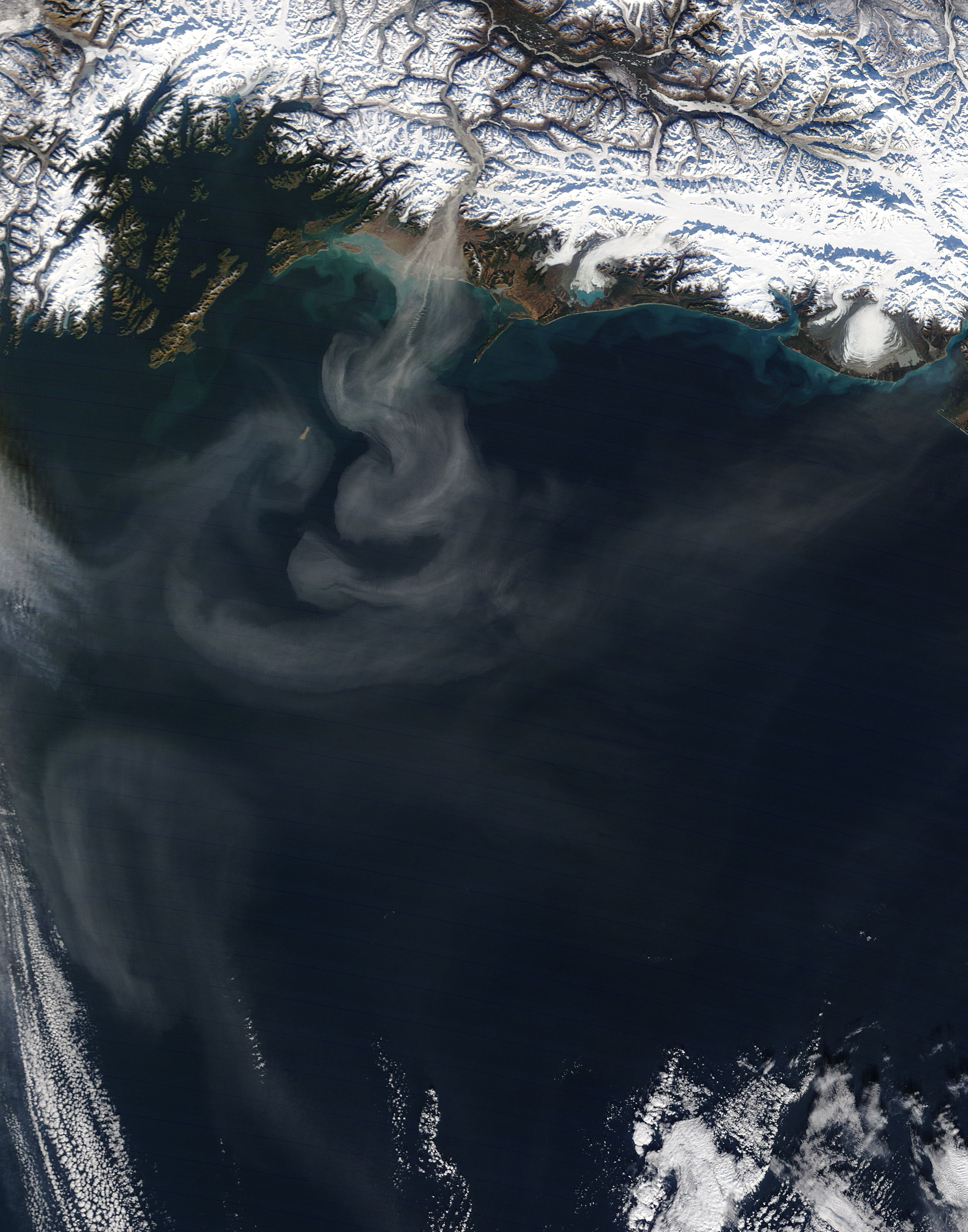 Dust storm off Alaska - related image preview